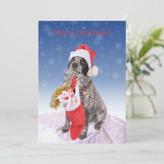 Beste Helper voor de kerstman Feestdagenkaart (Staand voorkant)