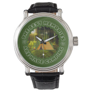 Beste herinneringen zijn gemaakt kamperen - camper horloge
