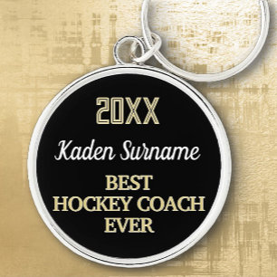 Beste Hockey Coach Award Sleutelhanger