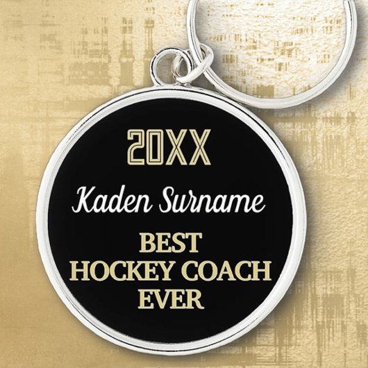Beste Hockey Coach Award Sleutelhanger