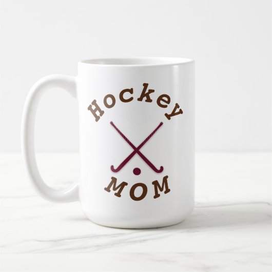 Beste "Hockey MOM" ooit! Moederdag Koffiemok (Links)