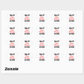 Beste Hoesje Manager ooit 2 Hart Sticker (Vel)