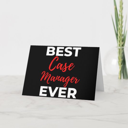Beste Hoesje Manager ooit Kaart (Voorkant)