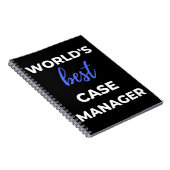 Beste Hoesje Manager ter wereld Notitieboek (Rechterzijde)