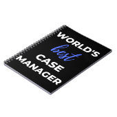 Beste Hoesje Manager ter wereld Notitieboek (Linkerzijde)