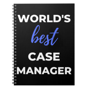 Beste Hoesje Manager ter wereld Notitieboek