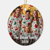 Beste home decor aangepaste kerst keramisch ornament (Links)