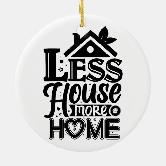 Beste home decor aangepaste kerst keramisch ornament (Achterkant)