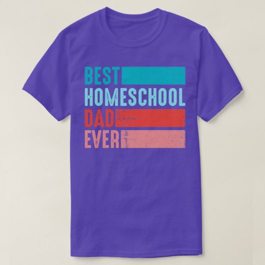 Beste homeschool vader ooit t-shirt (Design voorkant)