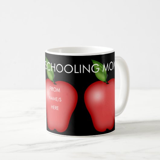 BESTE HOMESCHOOLING MOM COFFEE-MOK KOFFIEMOK (Voorkant rechts)