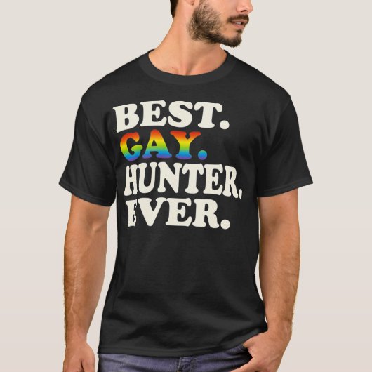 Beste homoseksuele jager ooit, homo Gendergelijkhe T-shirt (Voorkant)