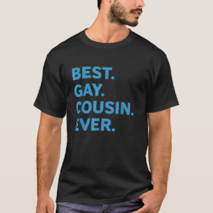 Beste homoseksuele neef ooit grappig trotse LGBTQ- T-shirt