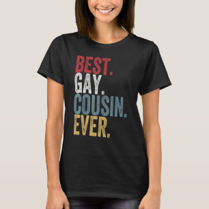 Beste homoseksuele neef ooit LGBT Pride familie ko T-shirt