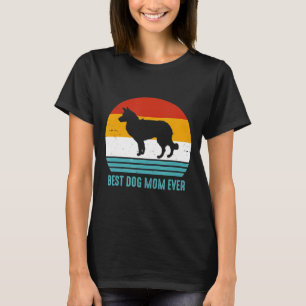 beste hond aan de grens met mama Collie mama T-shirt