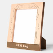 Beste Hond bruiloft Gegraveerde Lijstjes (Links)