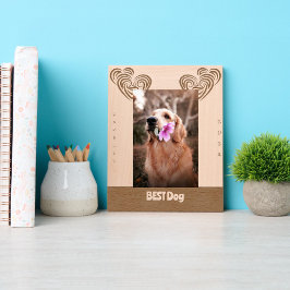 Beste Hond bruiloft Gegraveerde Lijstjes