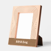 Beste Hond bruiloft Gegraveerde Lijstjes (Links)