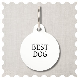 Beste Hond Bruiloft Pet ID Tag Huisdierpenning