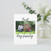 Beste hond familie moeder vader huisdier vriend va briefkaart (Staand voorkant)