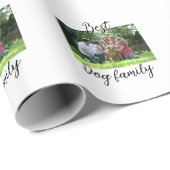 Beste hond familie moeder vader huisdier vriend va cadeaupapier (Rol Hoek)