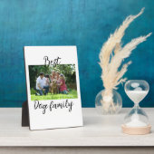 Beste hond familie moeder vader huisdier vriend va fotoplaat (Zijkant)