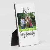 Beste hond familie moeder vader huisdier vriend va fotoplaat (Zijkant)