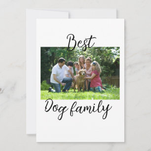 Beste hond familie moeder vader huisdier vriend va kaart