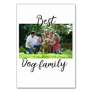 Beste hond familie moeder vader huisdier vriend va kaart