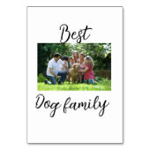 Beste hond familie moeder vader huisdier vriend va kaart (Achterkant)