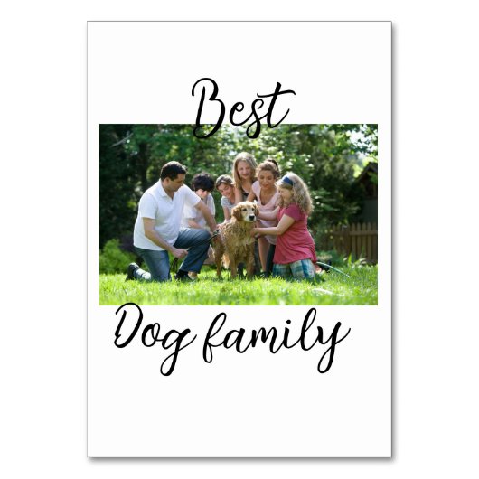 Beste hond familie moeder vader huisdier vriend va kaart (Voorkant)