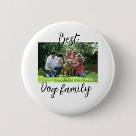 Beste hond familie moeder vader huisdier vriend va ronde button 5,7 cm