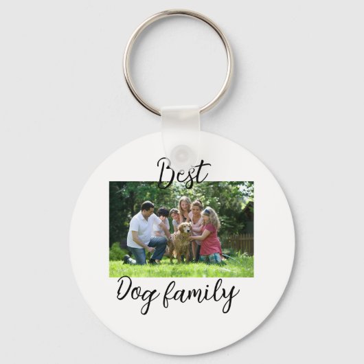 Beste hond familie moeder vader huisdier vriend va sleutelhanger (Voorkant)