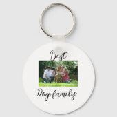 Beste hond familie moeder vader huisdier vriend va sleutelhanger (Achterkant)