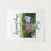 Beste hond familie moeder vader huisdier vriend va wandkleed (Voorkant (horizontaal))