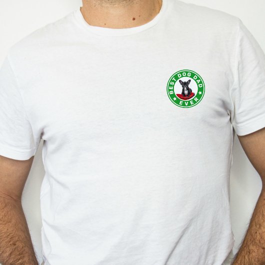 Beste Hond Kat Papa Ooit Custom Photo T-shirt