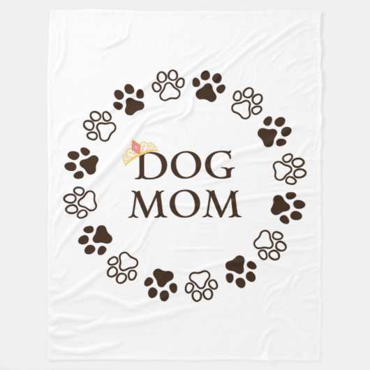 Beste Hond Mam 60x80 Fleece Deken (Voorkant)