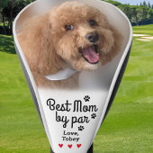 Beste Hond Mam Door Par Fotonaam Paw Print Creëer Golfheadcover