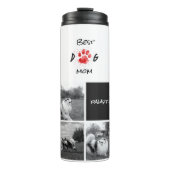 Beste Hond Mam | Fotocollage | Pawsitive Pawsome Thermosbeker (Voorkant)