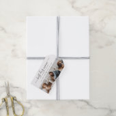 Beste Hond Mam: Gepersonaliseerde Hond Foto Moeder Cadeaulabel (Met Touw)