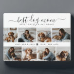Beste Hond Mam: Gepersonaliseerde Hond Foto Moeder Fotoplaat<br><div class="desc">De "Best Dog Mom" plaquette is een liefdevol eerbetoon aan de onwrikbare band tussen een hond moeder en haar trouwe metgezellen. Het is een Moederdag-eer die onsterfelijk is geworden in de tijd en die de alledaagse vreugde en puppyliefde viert die het leven van een dogma vult. Deze plaquette is het...</div>