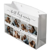 Beste Hond Mam: Gepersonaliseerde Hond Foto Moeder Groot Cadeauzakje (Achterkant Gekanteld)