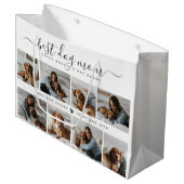 Beste Hond Mam: Gepersonaliseerde Hond Foto Moeder Groot Cadeauzakje (Voorkant Gekanteld)