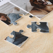 Beste Hond Mam: Gepersonaliseerde Hond Foto Moeder Legpuzzel (Zijkant)