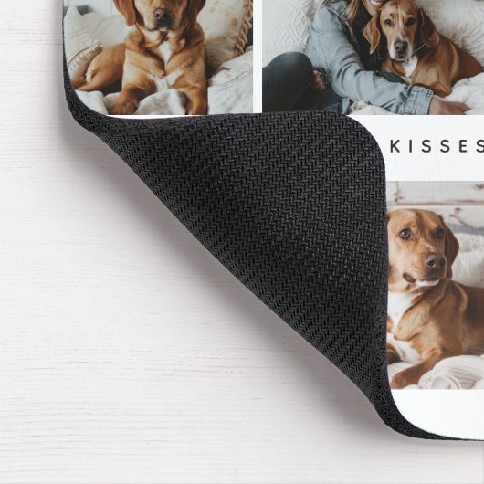 Beste Hond Mam: Gepersonaliseerde Hond Foto Moeder Muismat (Hoek)