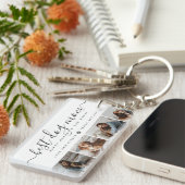 Beste Hond Mam: Gepersonaliseerde Hond Foto Moeder Sleutelhanger (Voorkant Rechts)