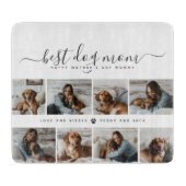 Beste Hond Mam: Gepersonaliseerde Hond Foto Moeder Snijplank (Voorkant)