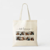 Beste Hond Mam: Gepersonaliseerde Hond Foto Moeder Tote Bag (Achterkant)