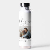 Beste Hond Mam: Gepersonaliseerde Hond Foto Moeder Waterfles (Links)