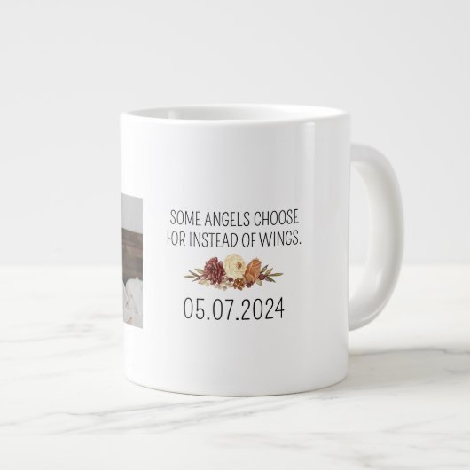 Beste Hond Mam | Hond foto handgeschreven tekst Grote Koffiekop (Voorkant rechts)