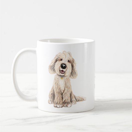 Beste Hond Mam, Labradoodle/Cockapoo Mok (Links)